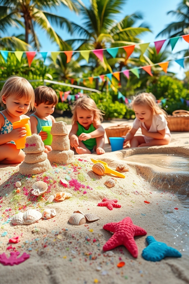creative sand exploration zone