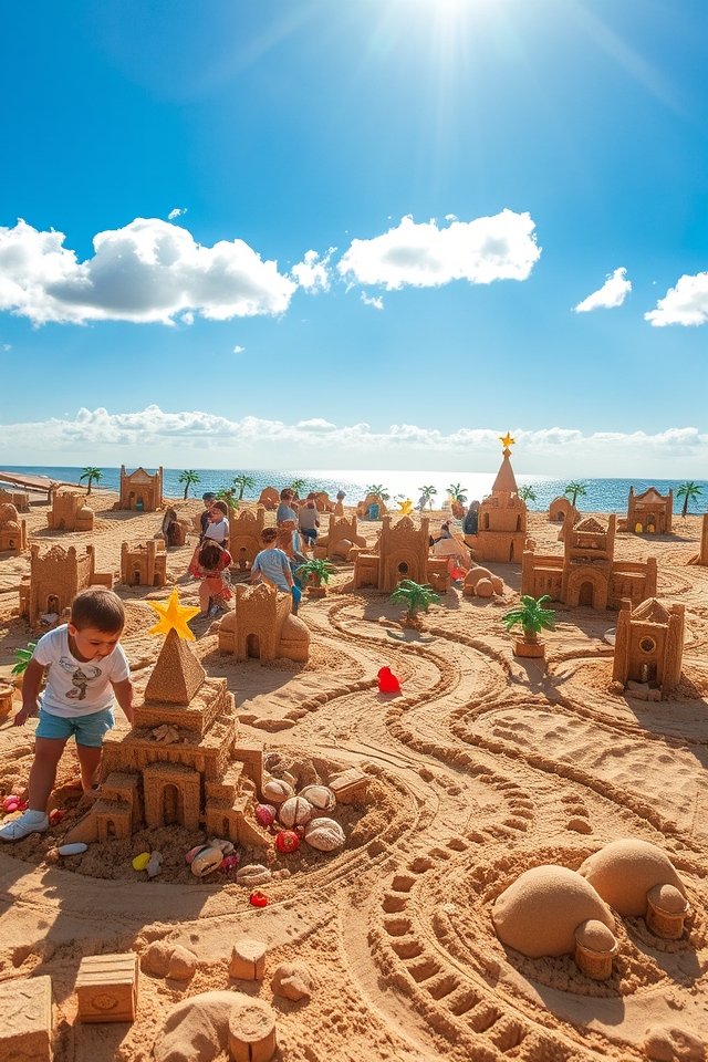 creative sandy play zone