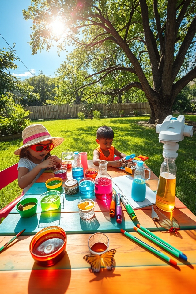 curious kids exploring science