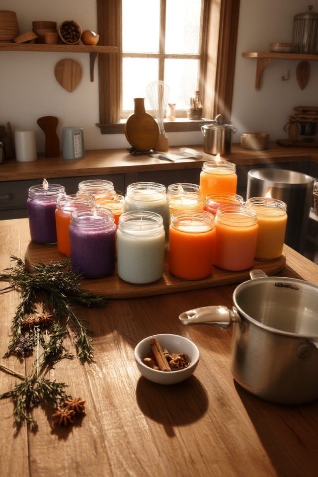 custom scented candle crafting