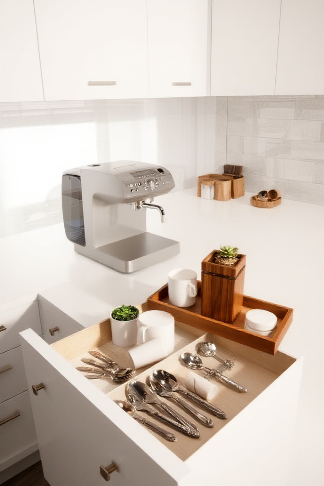 declutter kitchen for coffee