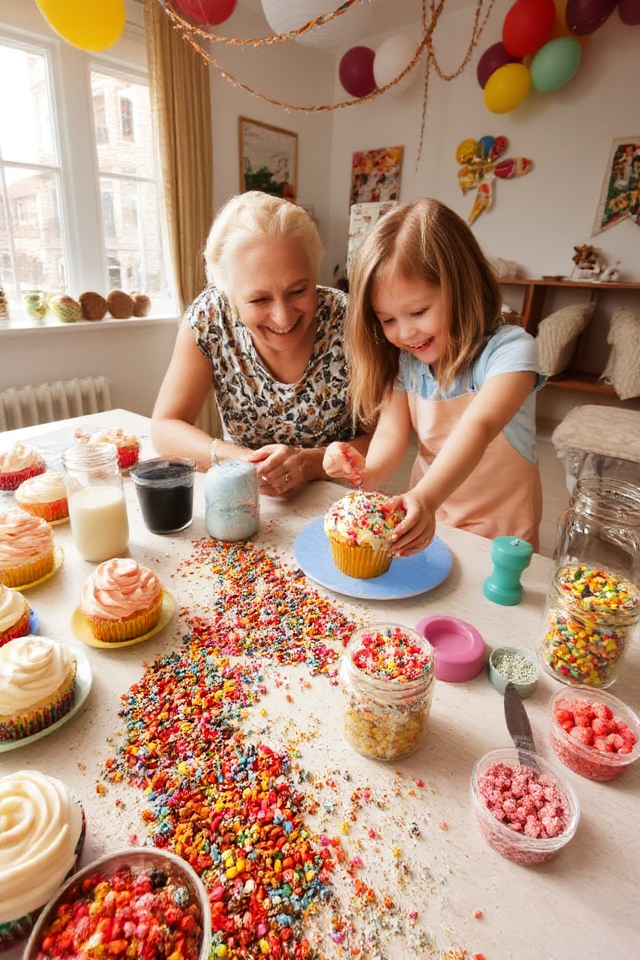 decorate cookies and cupcakes