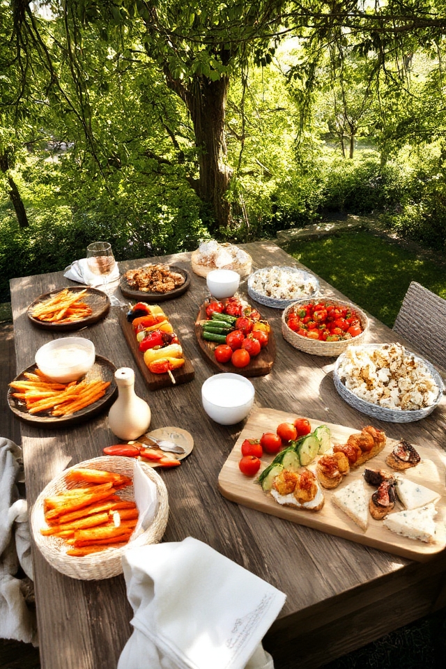 delicious outdoor finger foods