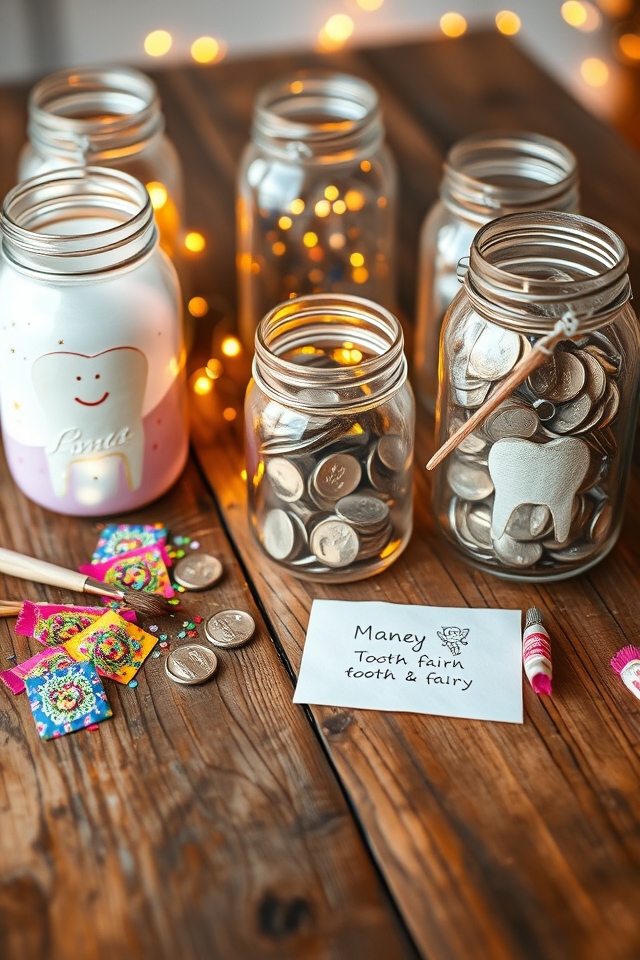 diy tooth fairy jars