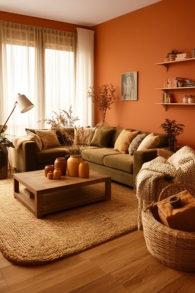 earthy color palette comfort