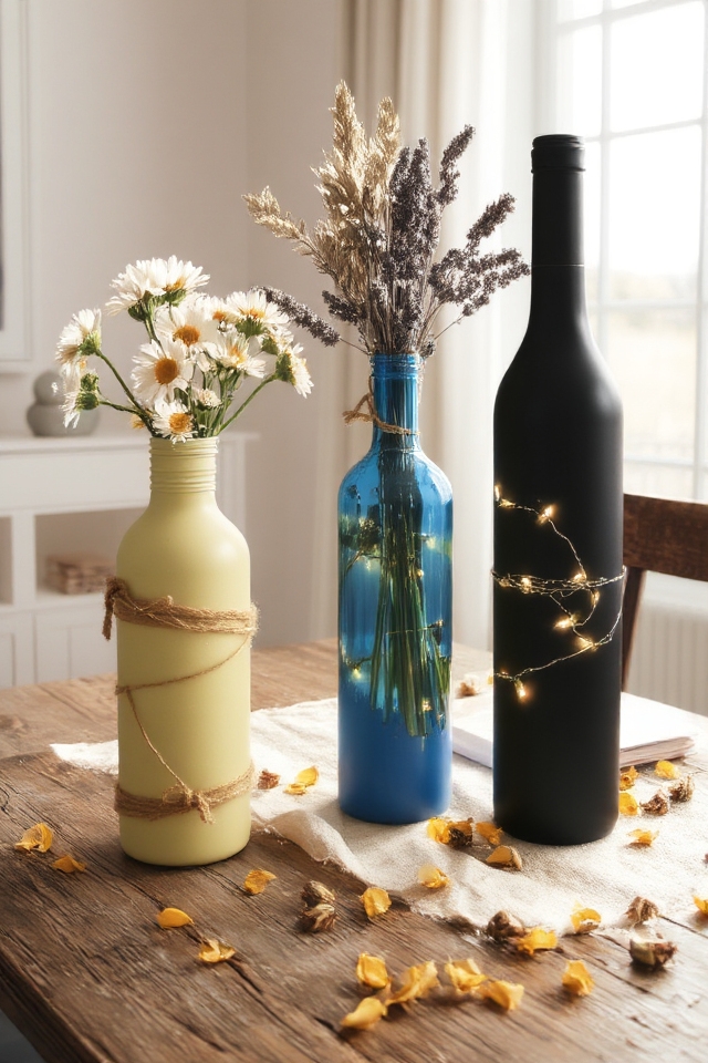 eco friendly wine bottle vases