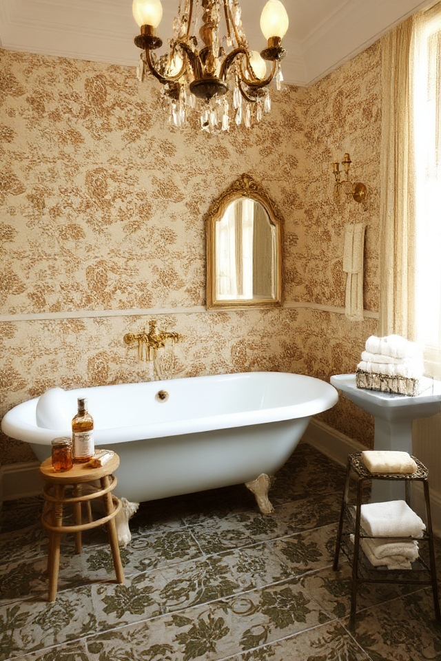 elegant antique bathroom decor