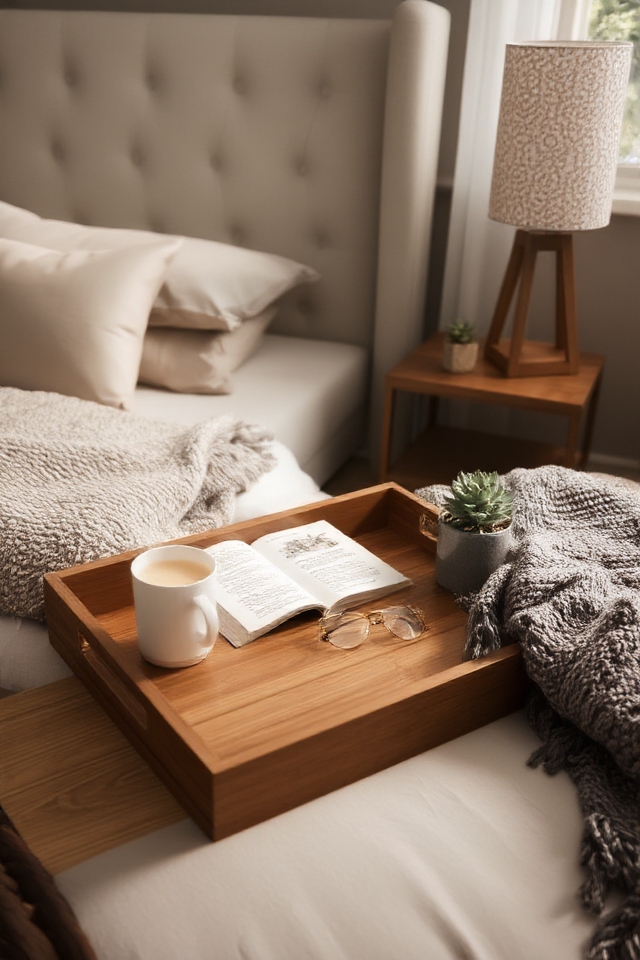 elegant bedside organization solution