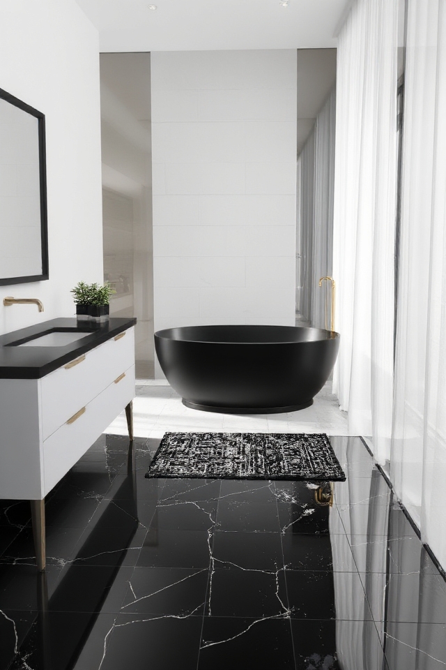 elegant black and white