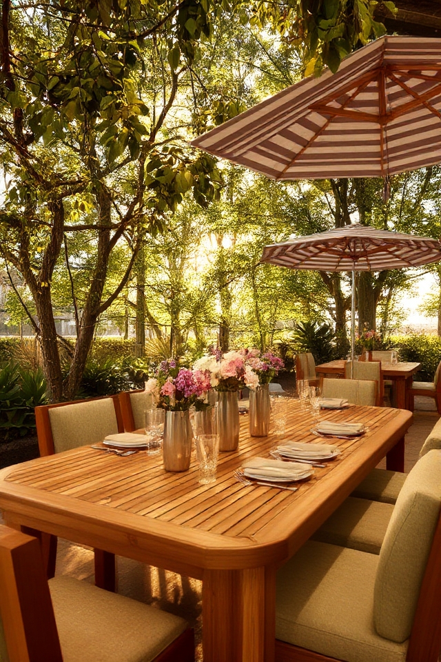 elegant outdoor dining experience