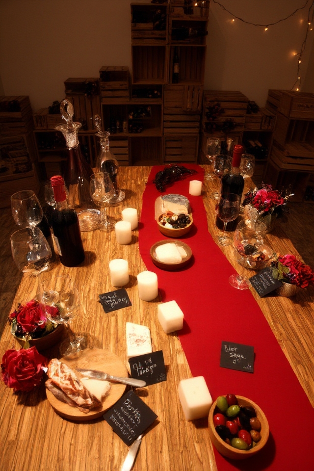 elegant red wine experience