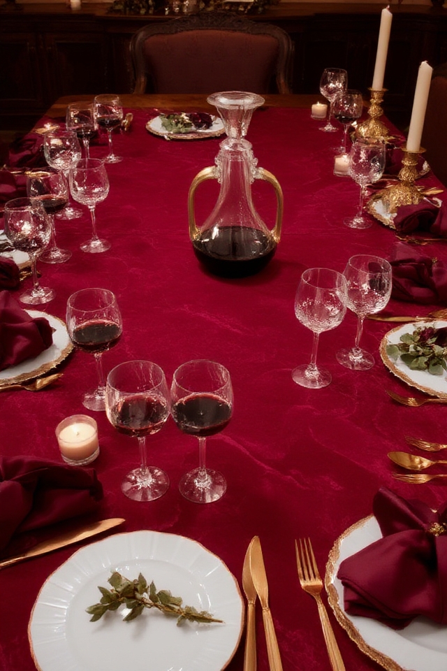elegant wine serving experience