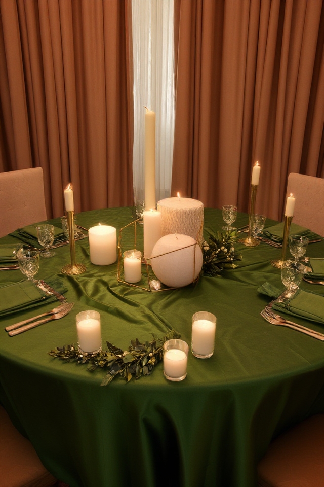 elevate dining with candles