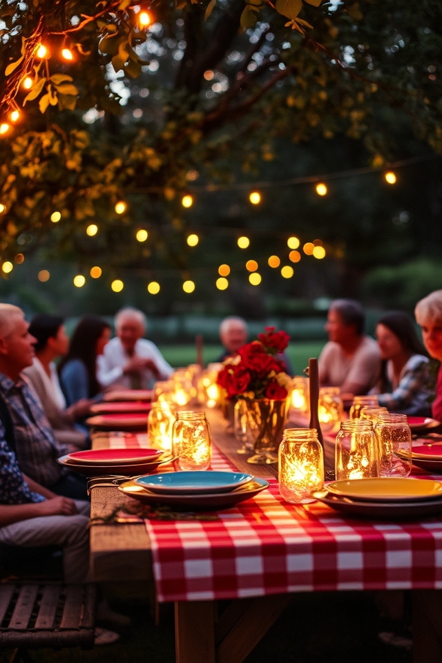 enchanting firefly lantern ambiance
