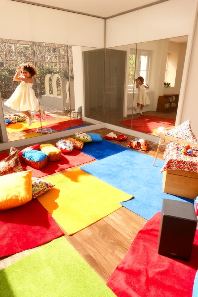 energetic dance movement space