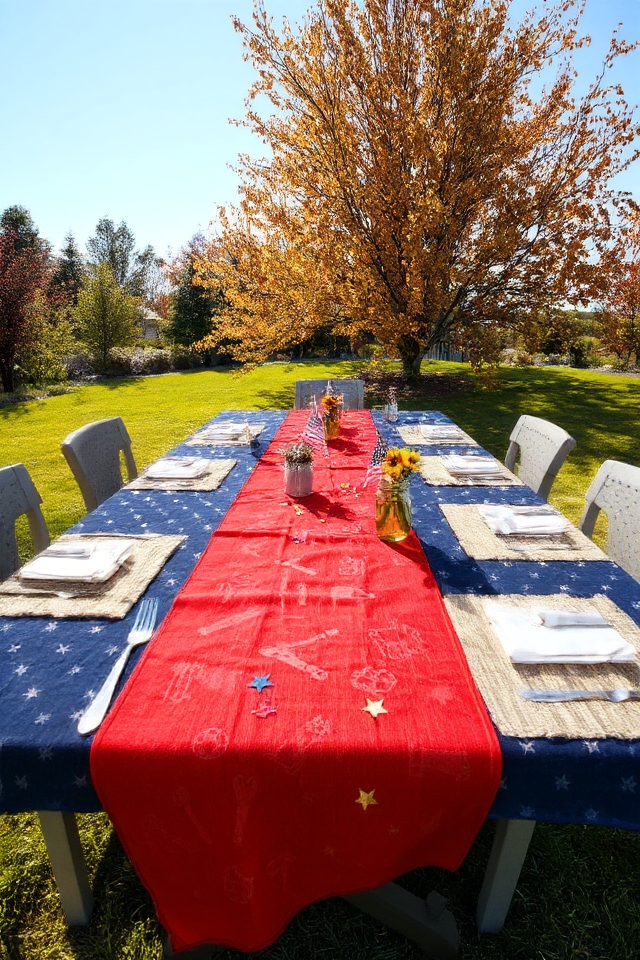 festive labor day decorations