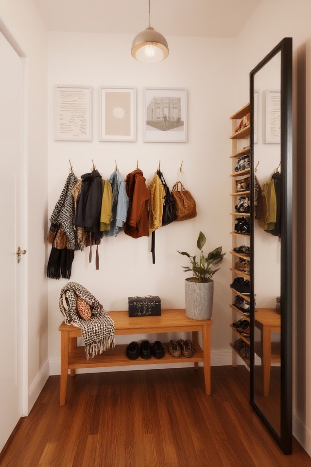 functional and welcoming entryway