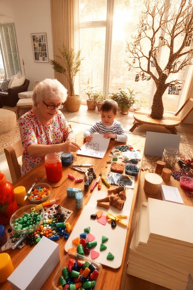 grandparents day craft station