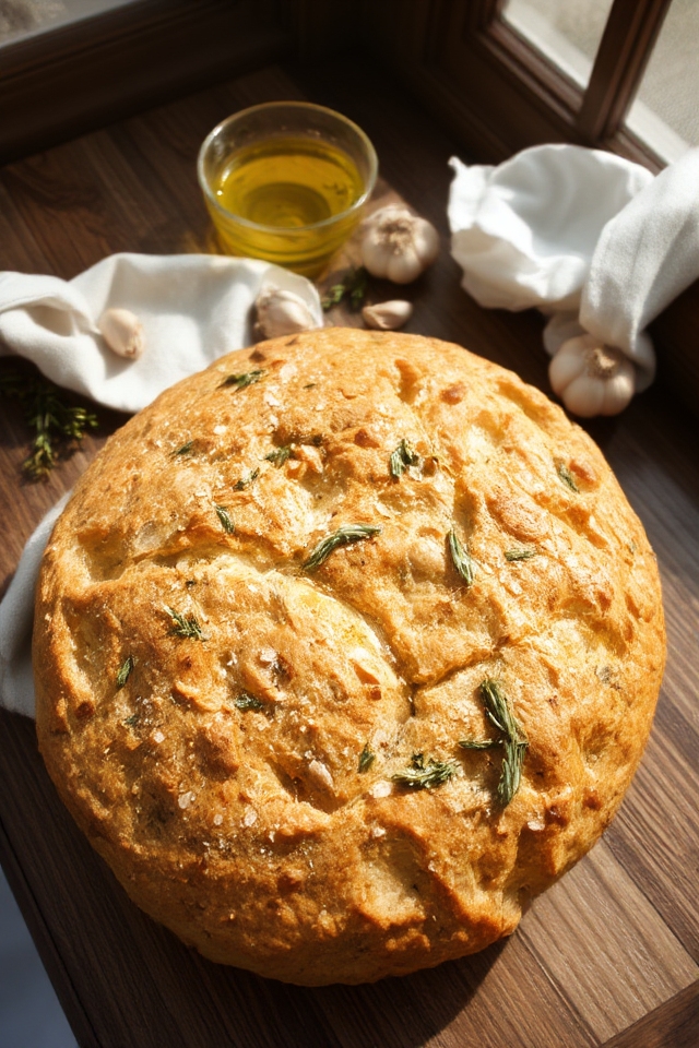 herb infused aromatic bread