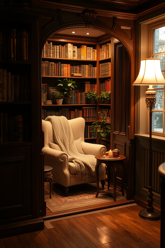 hidden bookshelf passageway escape