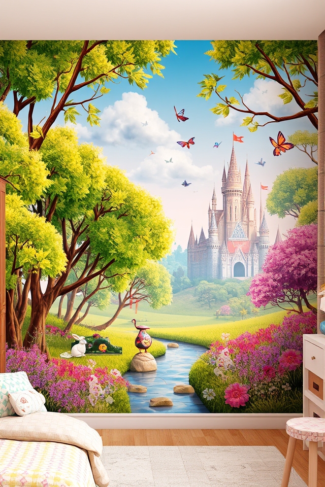 imaginative children s room murals