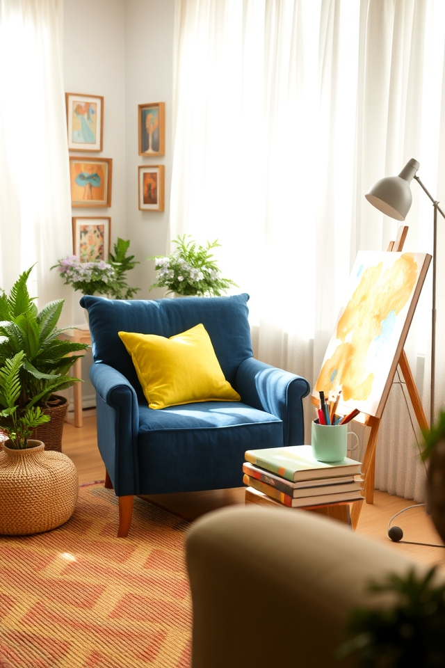 inspiring creative living space