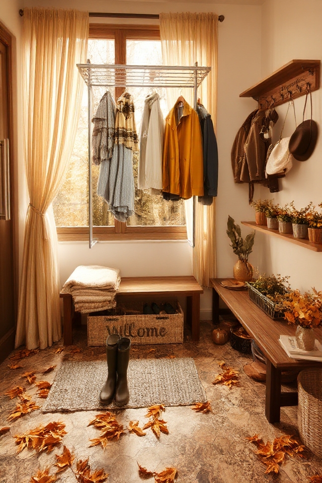 install space saving drying rack