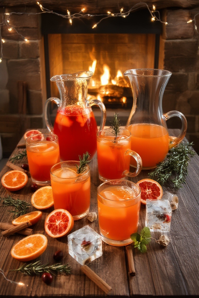 inviting beverage display arrangement