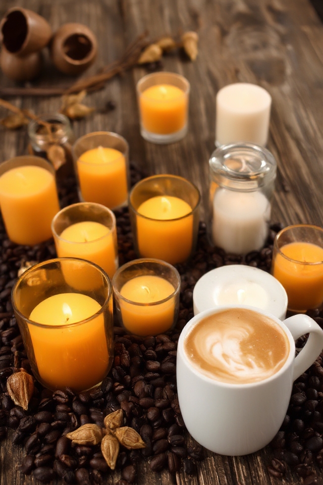inviting coffee aroma candles