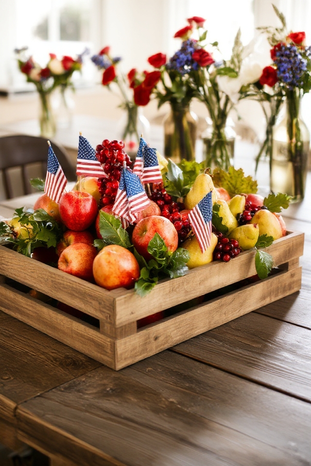 labor day themed centerpieces