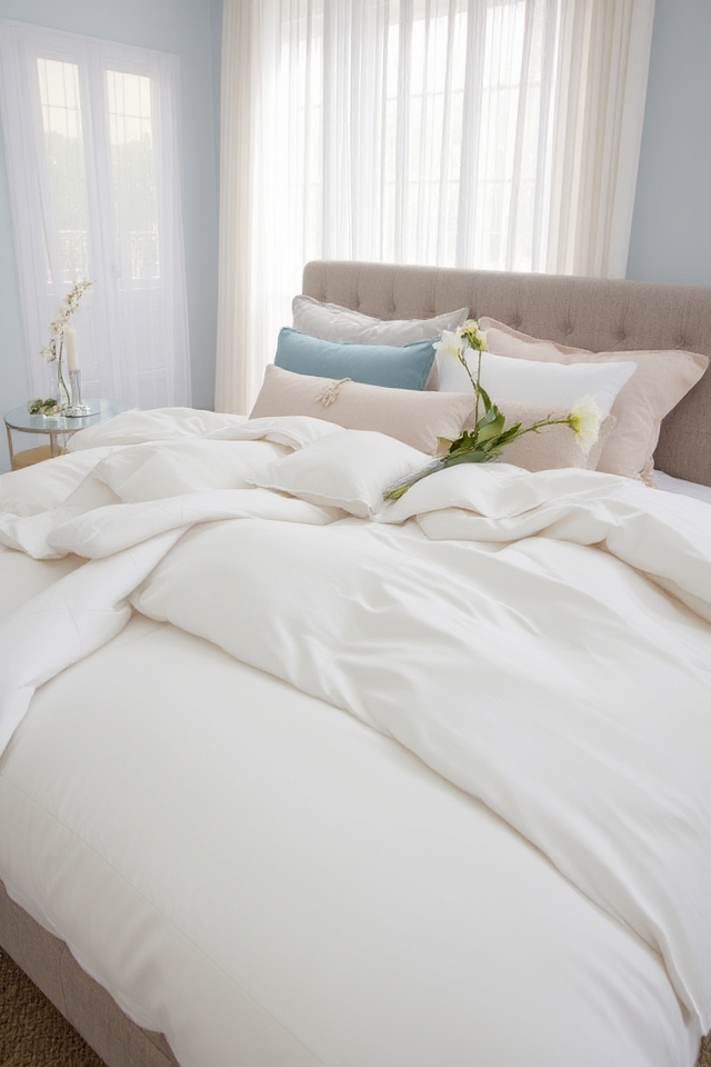 luxurious bedding for comfort