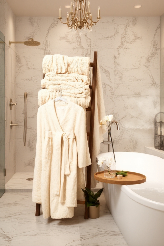 luxurious oversized plush towels