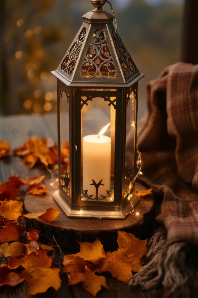 magical candle lantern ambiance