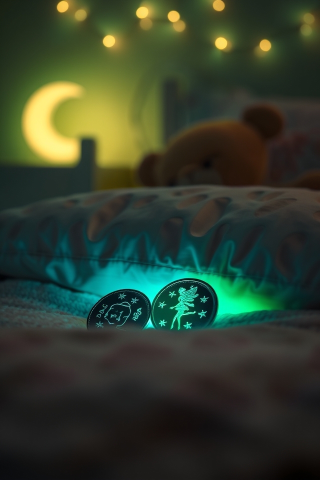magical glow in the dark coins