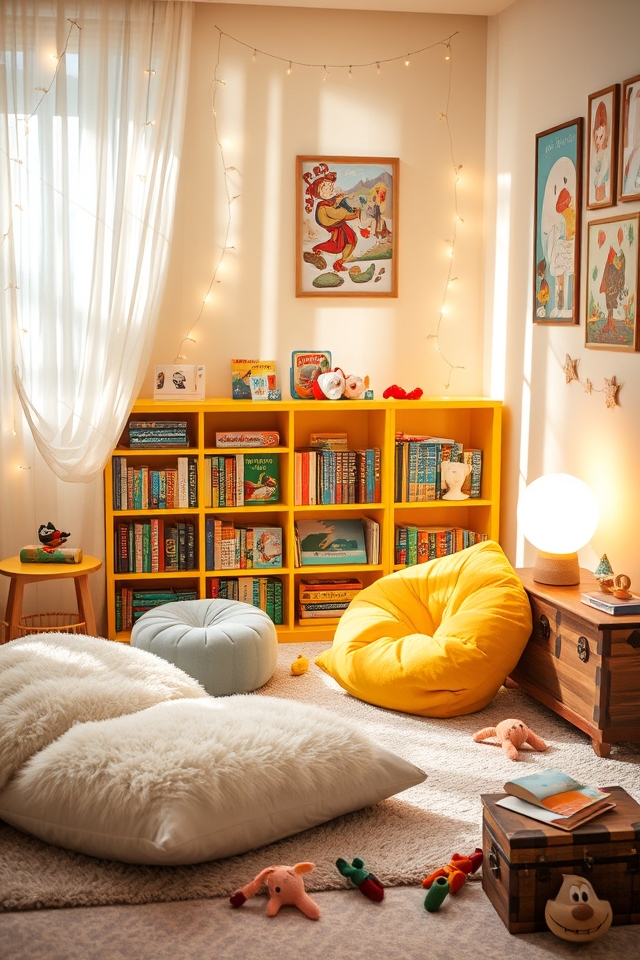 magical reading corner created