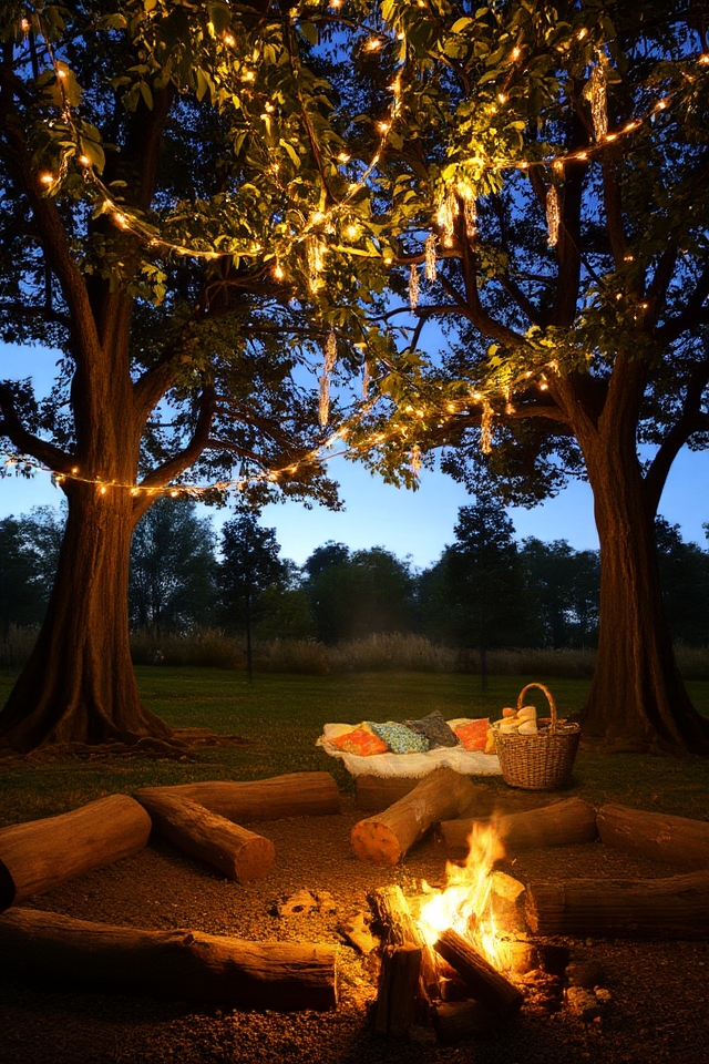 magical twinkling light canopy