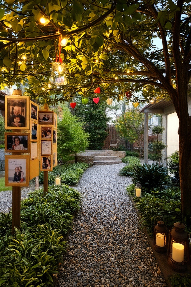 memory filled walkway experience
