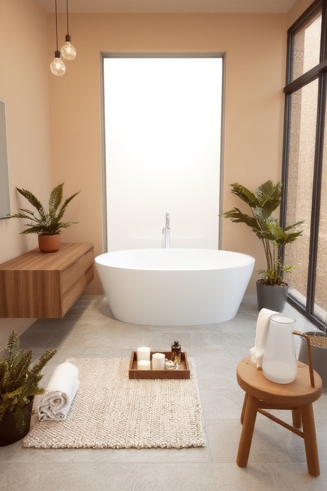 minimalist bathroom spa retreat