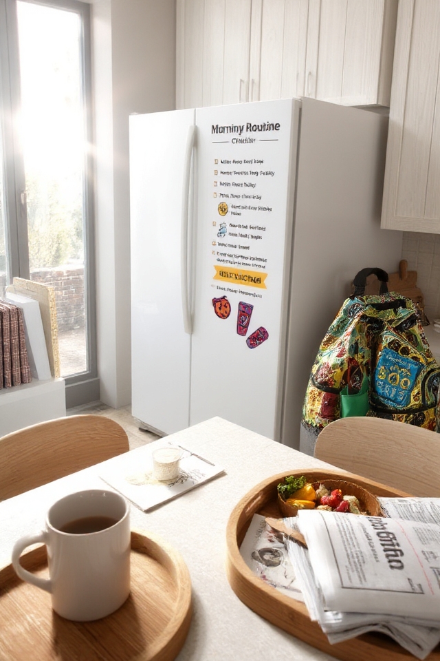 morning routine task checklist