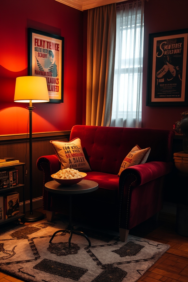 movie themed cozy retreat