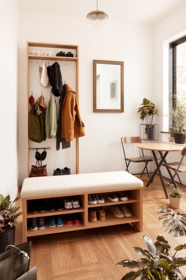 multifunctional furniture for entryways