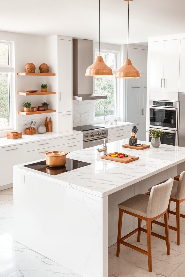 multifunctional kitchen island design