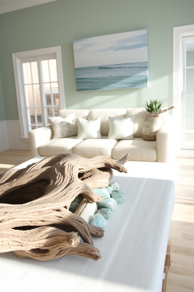 natural coastal decor accentuation