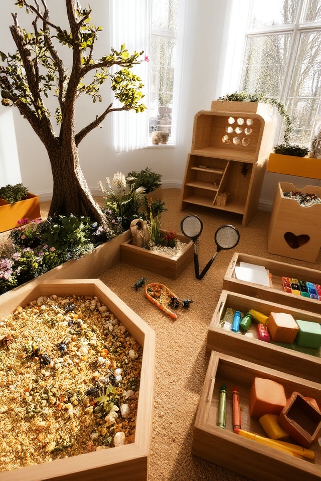 nature inspired active play zone