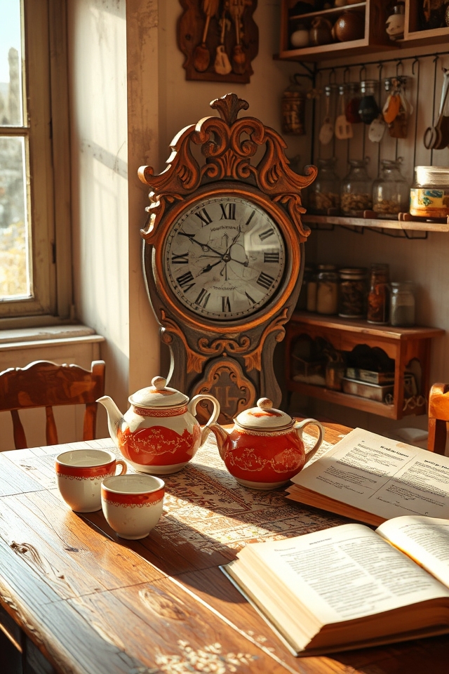 nostalgic elegance in kitchens