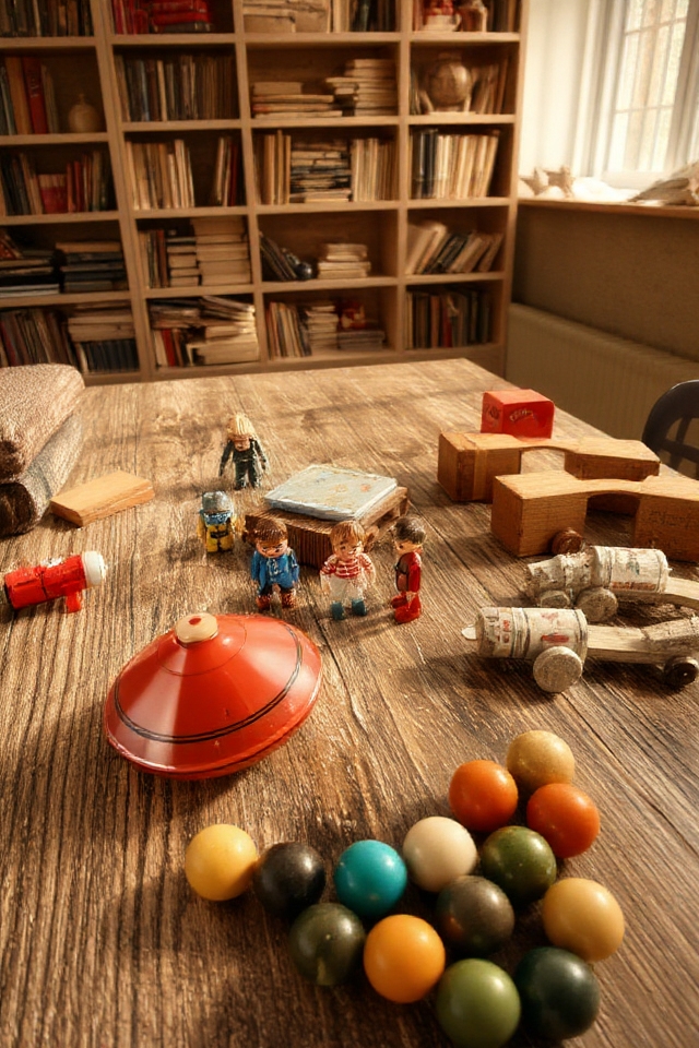 nostalgic vintage toy photography