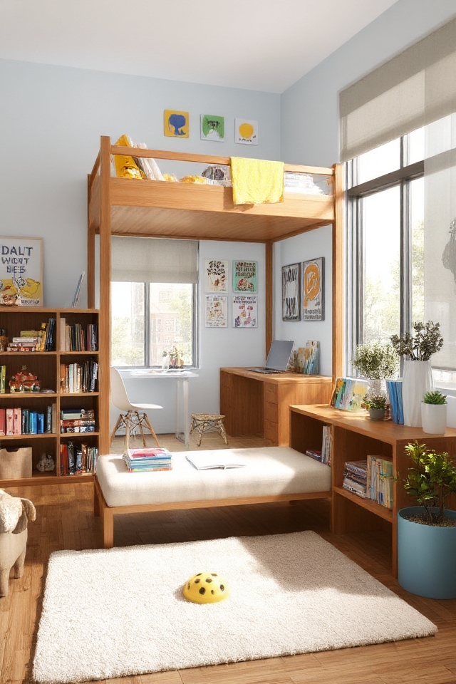 optimize space with versatile furniture