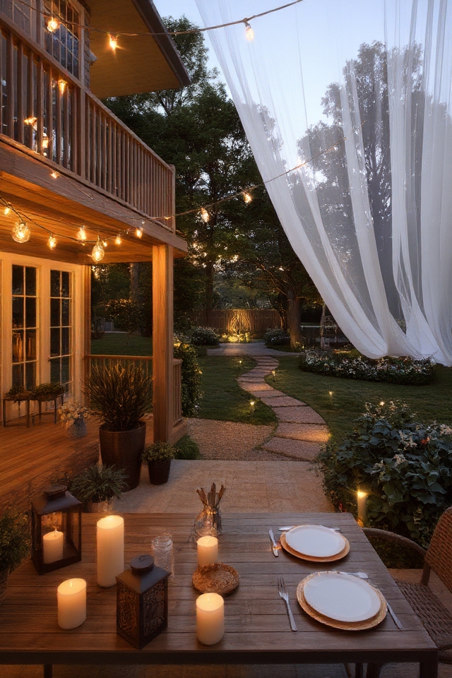 patio celebration lighting ideas