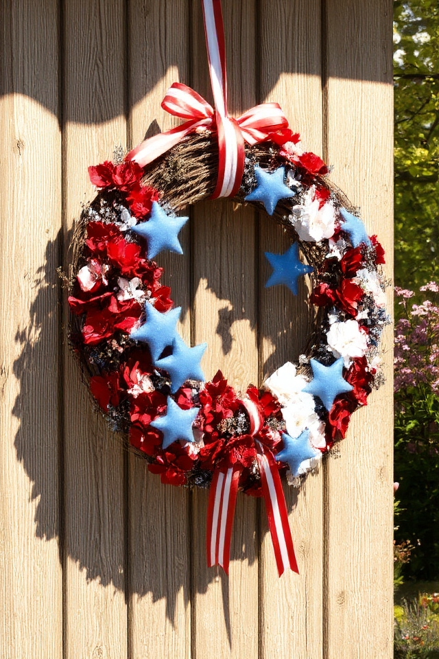patriotic diy wreath decoration