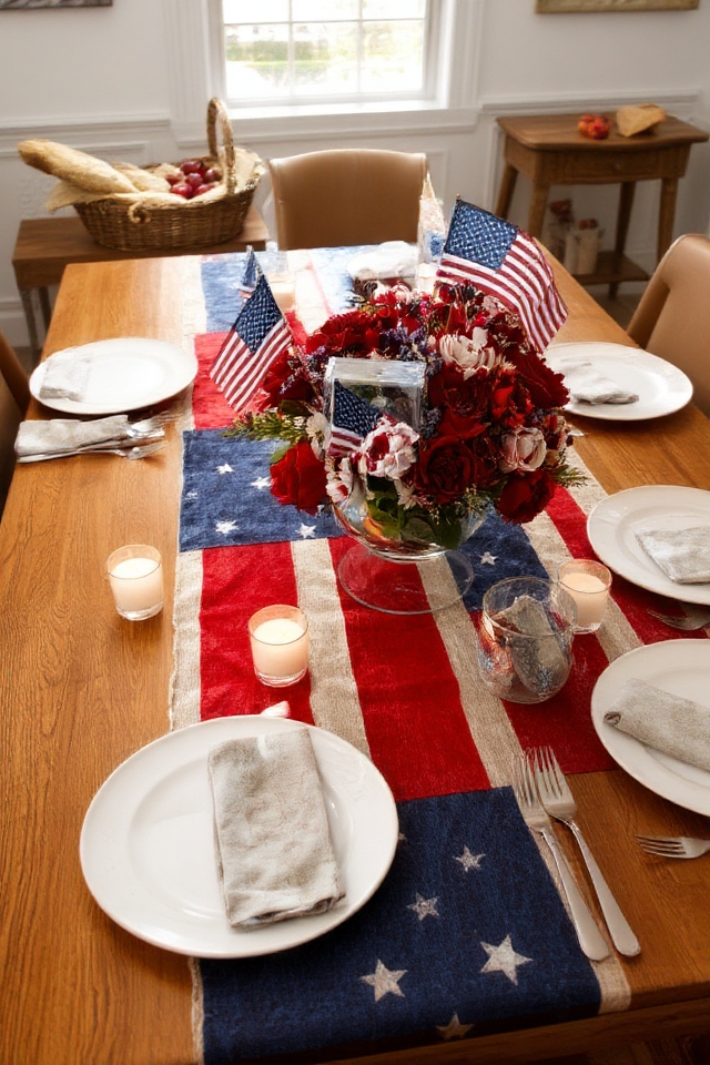 patriotic festive table runners
